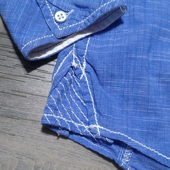 Buckle BLACK Athletic Fit button down shirt Size M Men - Picture 5 of 10